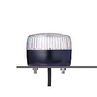 Đèn báo LED cố định/nhấp nháy PCL LED cố định/nhấp nháy 24 V AC/DC trong suốt, đen Auer Signal 861504405