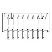 AMP Connectors - TE Connectivity 5-1734598-2 Headers & Wire Housings 1.25 WTB HDR DIP L3.7 12 POS
