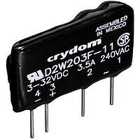 Sensata Technologies - Crydom D2W203F-11 Heavy Duty PCB SIP SSR 280VAC 3.5A, 3-32VDC,ZC