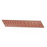 Wakefield Thermal SCGB-12-T Ground Bar Kits Ground Bar Kit, 36 Holes, Copper, Tin, 24" L, 4" W, 0.25" H, 0.25" Thickness