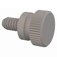 Essentra Components 090632025T Knurled Screw Knurled Thumb Screw, #6-32 Thread, 1/4 Lg