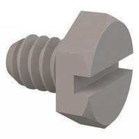 Essentra Components 010632X018 六角スロット付きネジ、#6-32ねじ、3/16長さ