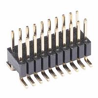 Harwin M52-040000S2045 Pin Strip Pin,2.54mm Tail,Vert SMT, 20P, Double Ro