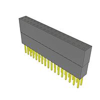 Dải socket nâng cao, bước 0.100" Samtec ESQ-117-59-G-D