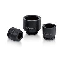 TOPTUL KABA48B0 Flank Impact Sockets (1-1/2" Dr. x 110mm L=125mm)