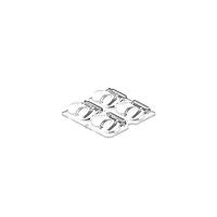 BJB Electric 35.104.1010-001-02 LED Lighting Lens P840_2X2 OPTIK IESNA Typ II 50x 50x 9,36