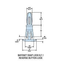 Giá đỡ PCB HLCBSC2-07 nylon tự nhiên Heyco 10362