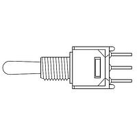 Công tắc PC Thru-Hole Vàng Siêu Nhỏ SP Bật-Tắt-Bật TS Alcoswitch - TE Connectivity TMS1T4B5M2RE
