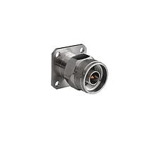 Bulgin RFNA4PGID RF Connectors / Coaxial Connectors N Plug Straight 4 Hole Flange RF Connector 0.46mm Sckt