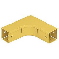 Panduit FRA4X4YL Fitting, Right Angle Fitting and Cover, Horizontal 90o Angle,