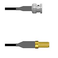 Amphenol Custom Cable Q-0L0720008072i RFケーブルアセンブリ BNC-SP/SMA-SJ RG58 72I