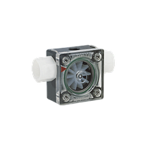 Senseca PO-010GVA020V 流量インジケーター (0.1 - 1.5 l/min, Ø 2, DN 10 – G 3 /8)