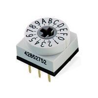 Wurth Elektronik 428527520916 ロータリースイッチ WS-ROTV IP67 16ポジション ゴールド ラウンド 150mA