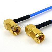 Fairview FMC0404085LF RA SMA Male to RA SMA Male Cable FM-F086 Coax and RoHS