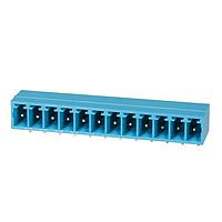 Same Sky (formerly CUI Devices) TBP02R1-381-12BE Headers Terminal block, pluggable, 3.81, receptical, 12 pole, blue