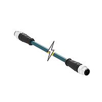 Molex 1300480328 Sensor Cables / Actuator Cables MICRO-CHANGE M12 DBLEEND CRDST