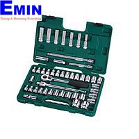 SATA 09006 46PC. 1/2inch DR. SOCKET SET (METRIC & S.A.E.)