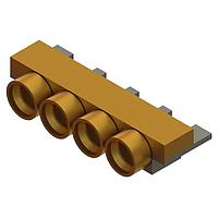 Amphenol SV Microwave 9311-60015-TD ຕູ້ຕໍ່ຕ່າງຫຼາຍພອດ SMPM M Edge Launch Conn 4 Port SB, TD