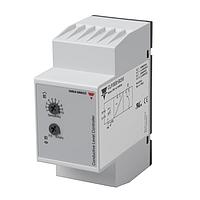 Cảm biến mức chất lỏng dẫn điện điều khiển mức 2 điểm, lắp cắm, chức năng nạp-xả, độ nhạy 5 Kohm -150 Kohm, 1 đầu ra rơle SPDT, điện áp cấp 24VDC, vỏ 35,5x81x60,2mm, cấp bảo vệ IP20 Carlo Gavazzi CLP2EB1B724