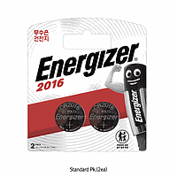 Energizer E3.CR2016.5 ドライセル、リチウム、3V、CR2016、5個入りパック