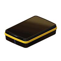 Serpac CX66DBKAYL Hand Held CX-66 Series Waterproof Pocket Enclosure with Yellow Seal. Three-Piece Design, Polycarbonate Plastic, Integrated Waterproof Seal, IP 65, 66, 67; NEMA 4X, 12, 13 Ratings