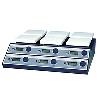 WITEG SMHS-6 多点热板搅拌器 (350°C; 80 ~ 1500 rpm)