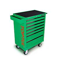 TOPTUL GCAJ0008 W/7-Drawer Tool Trolley (229 pcs; Green)