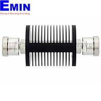 Fairview SA75DFDF25W-30 30 dB Fixed Attenuator 7/16 Female To 7/16 Female Up To 7.5 GHz Rated To 25 Watts With Black Aluminum Heatsink Body