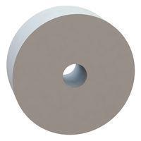 Essentra Components 17W01045 Flat Washer Flat Washer, .031 ID, .156 OD, .062 Thick, Natural, Nylon