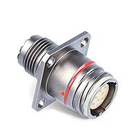 ODU GFTAAT0-HM18SN-0000 Connectors Squared flange receptacle for backshell, Shell size 12, IP6K9K, 18 C , A Key