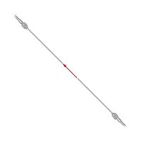 Cáp Quang Sợi Nhựa, Chế Độ Đối Diện; Đường Kính Lõi: 1 mm; Chiều Dài Sợi: 1 m; Ren, Đầu Dò; Vỏ Thép, Đầu Nối TMB5 Banner Engineering PITP43TMB5