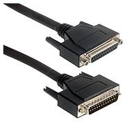 Amphenol Cables on Demand CS-DSLSZH25MF-050 D-Sub ケーブル CABLE25 ピン D-SUB M/F LS0H-50