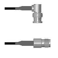 Amphenol Custom Cable Q-0D04G0003024i RF Cable Assemblies BNC-RP/TNC-SJ G174 24I