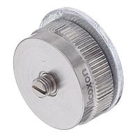 Nam châm Đế gắn nam châm phẳng lực 75 lb, lỗ ren 1/4-28, không cách ly, đường kính 1.25 Amphenol Wilcoxon MF075