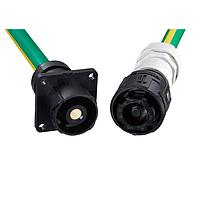 Đầu nối nhựa, ổ cắm cái, 175A, kiểu bấm khóa, chống nước Hirose Electric EM30M-WBR-1SCA-K(81)
