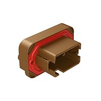 Amphenol SINE Systems AT15-12PD-BM17 Connectors Str Flng Mnt PCB Rcp 12POS Brw Tin Cont D