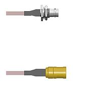 Amphenol Custom Cable Q-010600001009i RF Cable Assemblies BNC-SJB/SMB-SP G178 9I