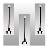 BIVAR SMFLPR1-15.0 Flexible Light Pipes 15in LGTH, 1mm core Flexpipe, Rect lens