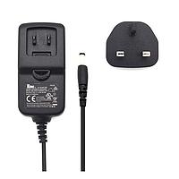 Phích cắm có thể thay thế 12V/2A, Jack DC 2.1mm, Màu đen, Phích cắm UK EDATEC ED-PSU1202-UK