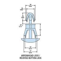 Giá đỡ PCB Nylon tự nhiên HCPS-06 hỗ trợ Heyco 10846