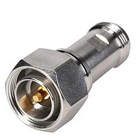 HUBER+SUHNER 33_4310-N-50-X1/133_NE RF Adapters - Between Series 4.3-10 plug(m) to N jack(f)