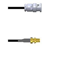 Amphenol Custom Cable Q-0J02W0003008i RF Cable Assemblies BNC-SP/SMA-SJB G174 8I