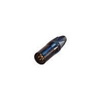 NEUTRIK NC4MXX-B Cable Connectors 4P MALE BLACK HOUSE GOLD CONTACTS