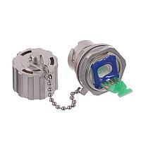 Amphenol CONEC 17-111064 Modular Connectors / Ethernet Connectors RCPT/CVR ASSEM CAT5E RJ45 PCB JCK DIECAS