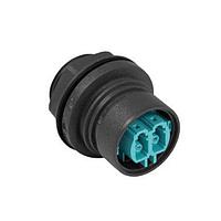 Bulgin PXF6052BAA Fiber Optic Cable Assemblies Rear pnl mnt fiber conn 01M OM1