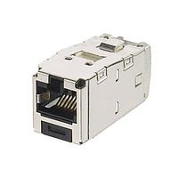Đầu nối mô-đun / Đầu nối Ethernet Mini-Com có khóa Loại Cat 6A có giáp chắn Panduit CJSK6X88TGBL