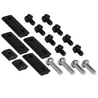 Banner Engineering EZLSA-MCB-HW ຂາຍື່ນ EZ-SCREEN LS, ອຸປະກອນຊ່ວຍປິດສຽງ; ຊຸດອຸປະກອນຮາດແວຣເພື່ອເຊື່ອມຕໍ່ SGS Mute Arm Kits ໃຫ້ LS; ໃຊ້ກັບ L, x ຫຼື T SGS Mute Arm Kits