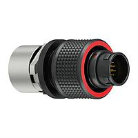 ODU C10WBM-P16XBC0-0000 Plugs ODU AMC HD Straight plug with screw-lock, Size 0, IP6K8 / IP6K9K, 16 Contacts, B (red) Key