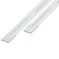 GCT (Global Connector Technology) 05-06-A-0254-A-4-06-4-T FFC / FPC ジャンパーケーブル 0.5mmピッチ フラットフレックスケーブル、6接点、導体同一面、長さ254mm/10インチ、スズメッキ