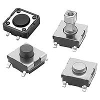 Omron Electronics B3F-1006 촉각 스위치 수평 플랫 4.33 mm 4.9 N